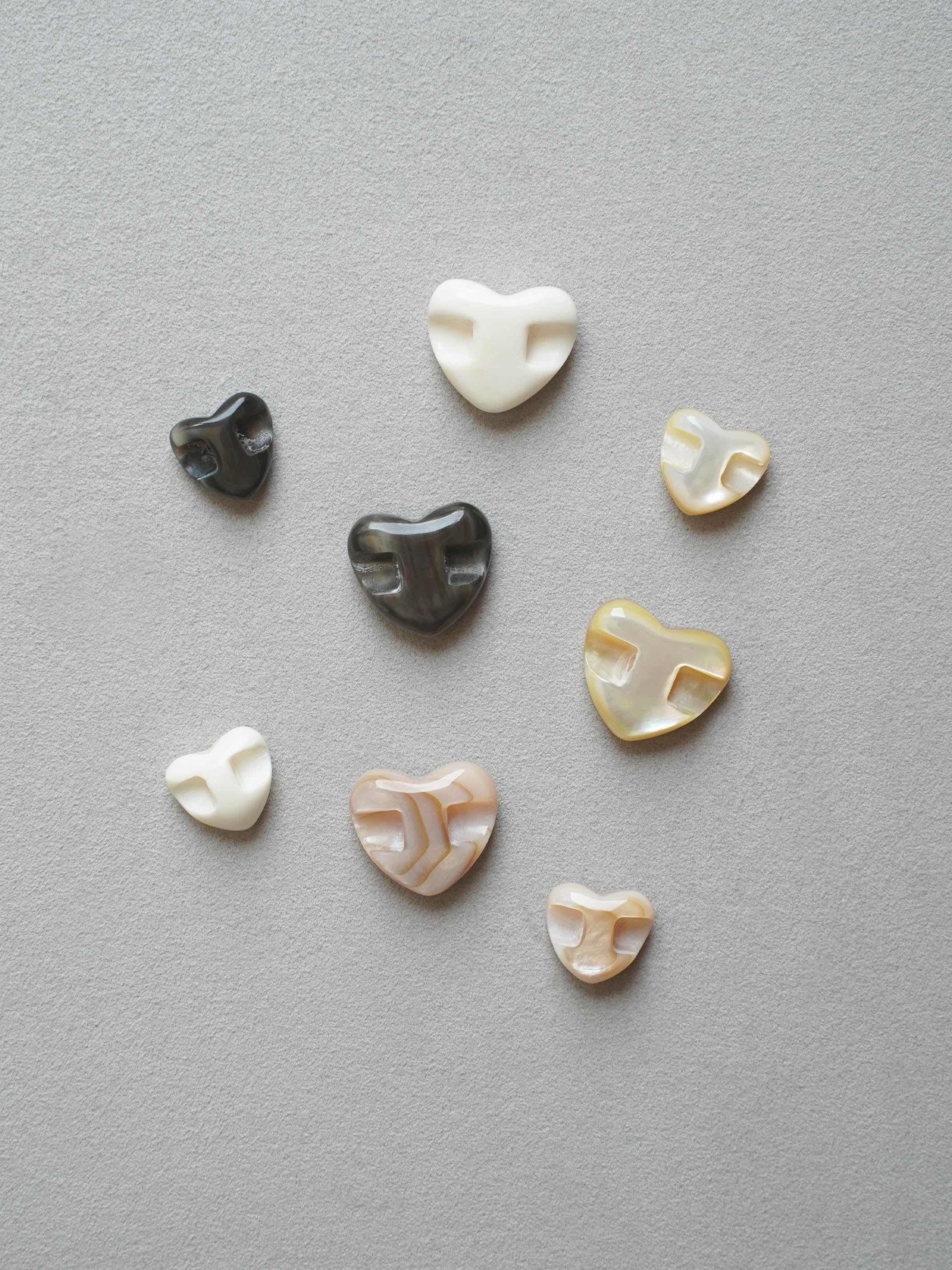 sumie｜Heart Button (1pcs)