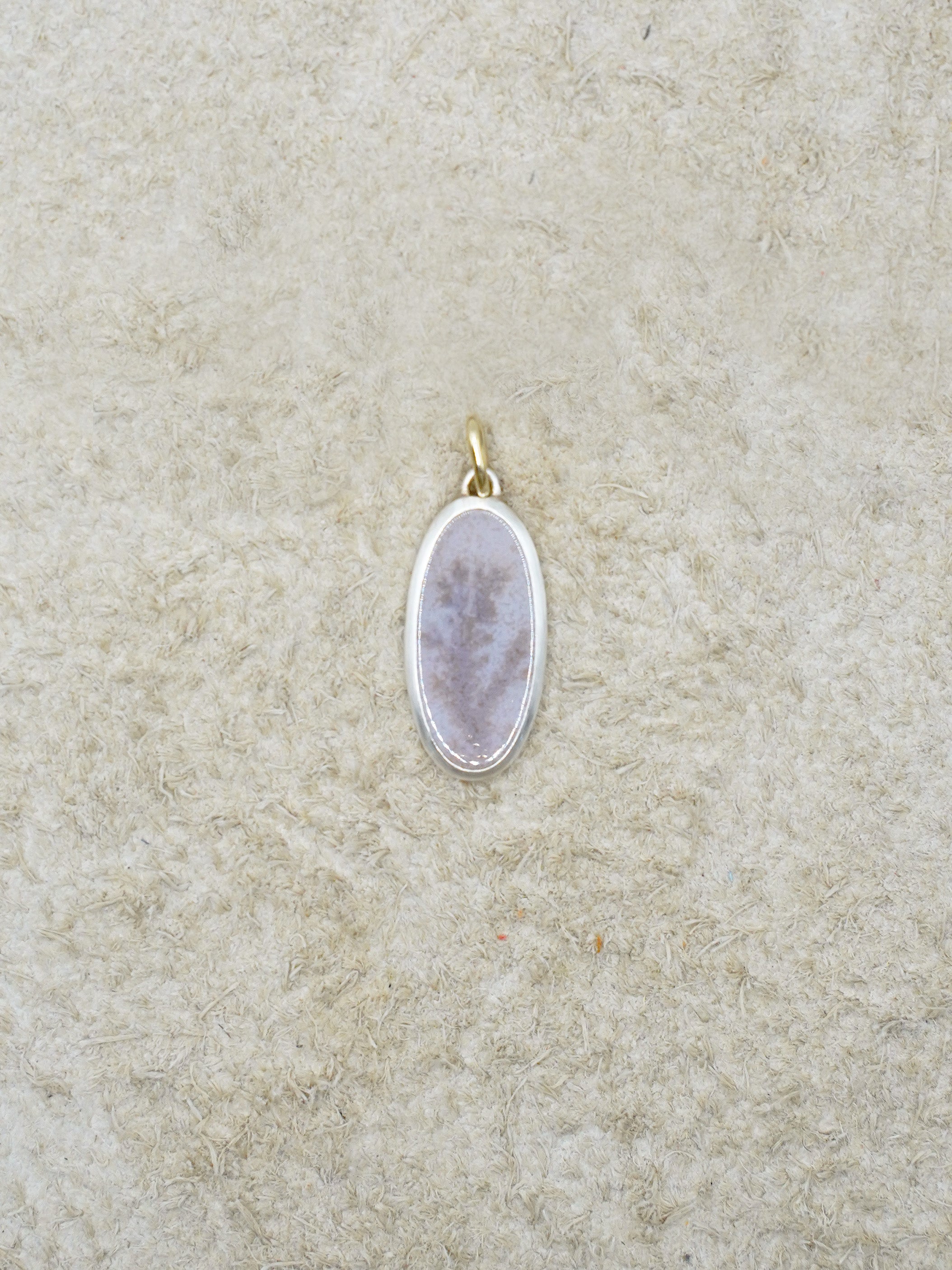 CHIZURU NAGAOKA / DendriticAgate Pendant top gold  (015)