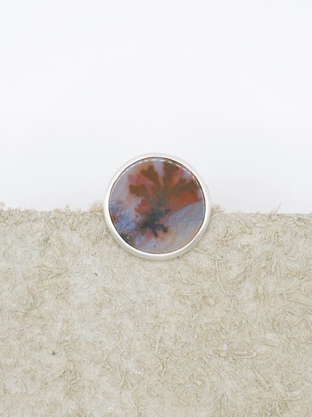 CHIZURU NAGAOKA / DendriticAgate Ring - small (053)