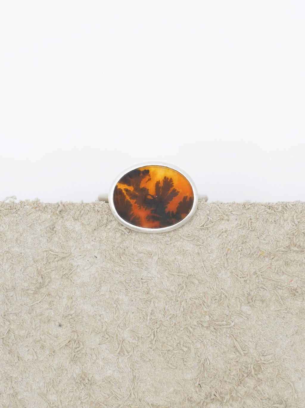 CHIZURU NAGAOKA / DendriticAgate Ring - small (054)