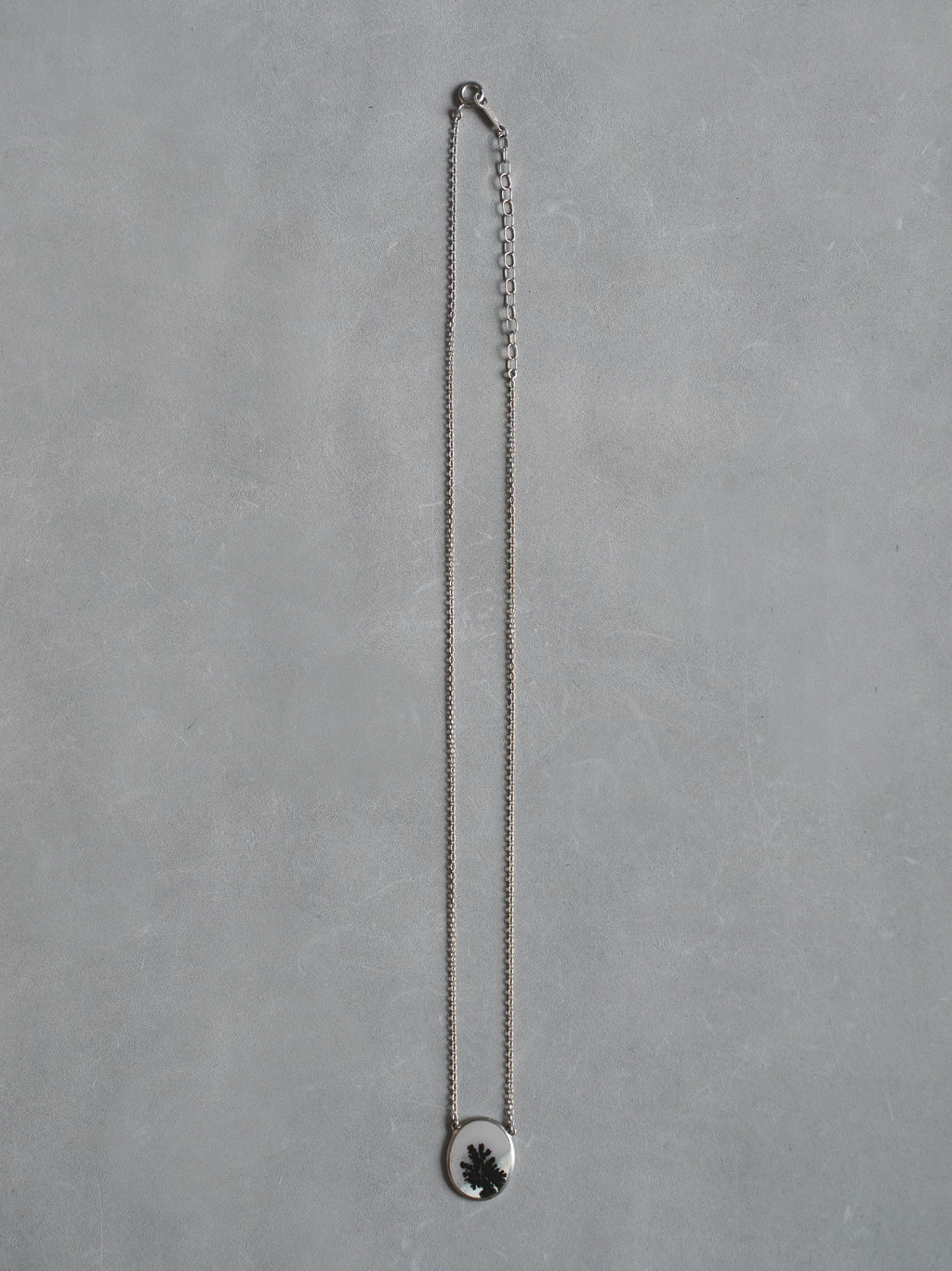 CHIZURU NAGAOKA / DendriticAgate Necklace (silver)