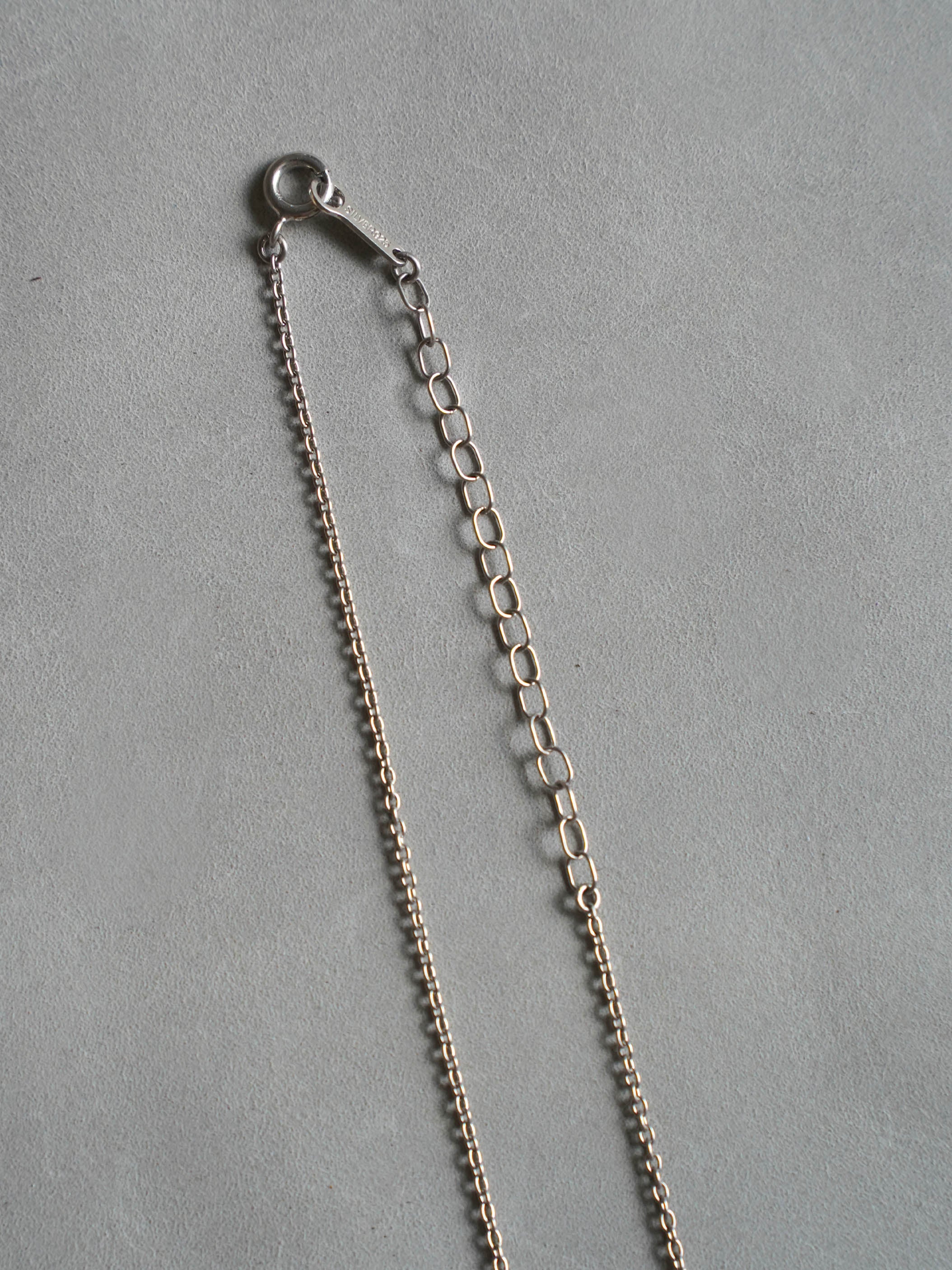CHIZURU NAGAOKA / DendriticAgate Necklace (silver)