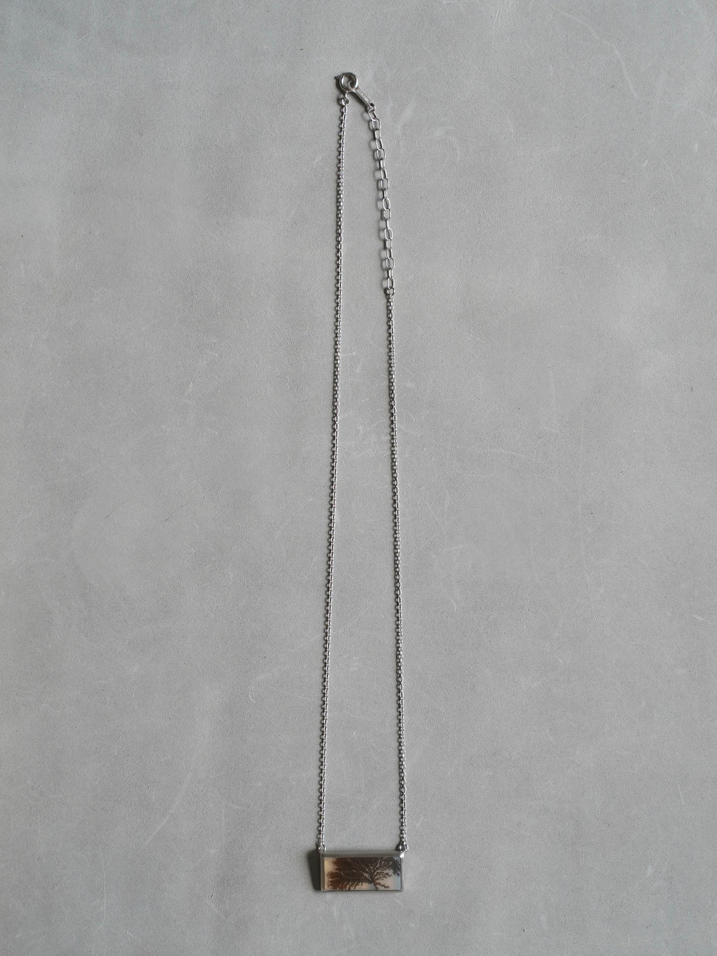 CHIZURU NAGAOKA / DendriticAgate Necklace (silver)